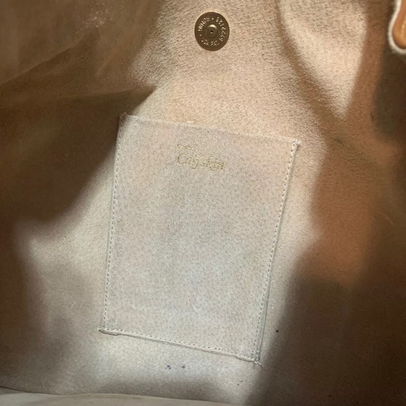 Genuine Calfskin Large Leather Shoulder Purse - Picture 9 of 9